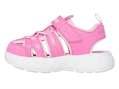 Skechers Play Scene Splash sandal i pink med enhjørning og lukket tå