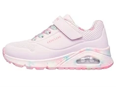 Skechers Uno Gen1 sneaker rosa med blomsterprint og air cushion