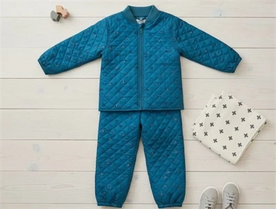 CeLaVi termosæt ice blue med biler og refleksdetaljer