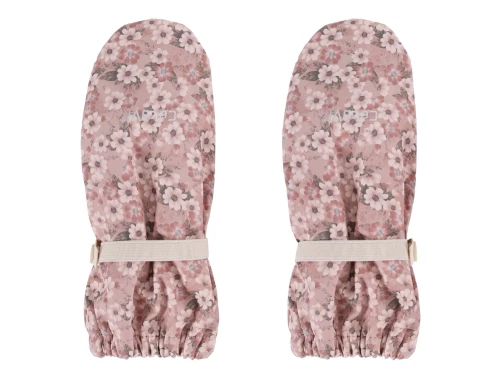 CeLaVi luffer i rosa nuance med blomsterprint og fleecefoer