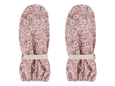 CeLaVi luffer i rosa nuance med blomsterprint og fleecefoer