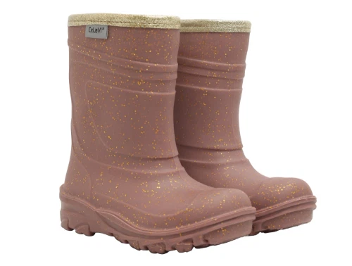 320203-4330-celavi-termostoevler-burlwood-guldglitter-1CeLaVi termostøvler burlwood med guldglitter