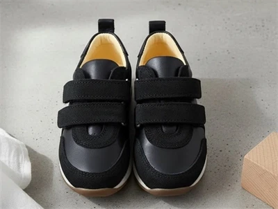 Angulus sneaker navy med velcro