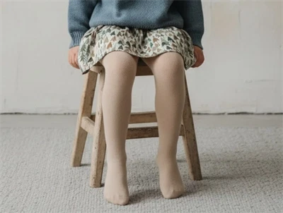 MP strømpebukser rose dust bomuld 