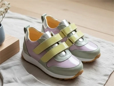 Angulus sneaker green/lilla