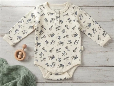 CeLaVi dark blue motorprint body uld/viskose