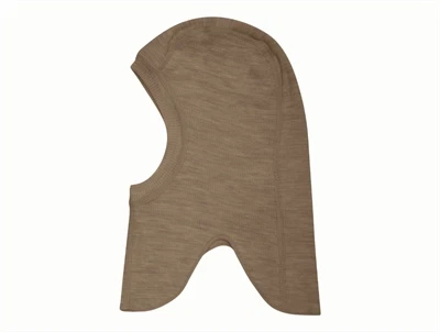 CeLaVi brun merinould balaclava fra siden