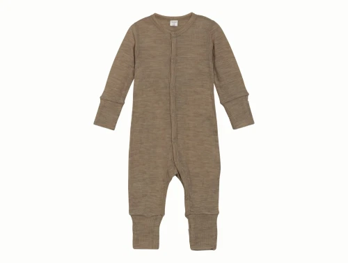 CeLaVi brun merinould heldragt forfra