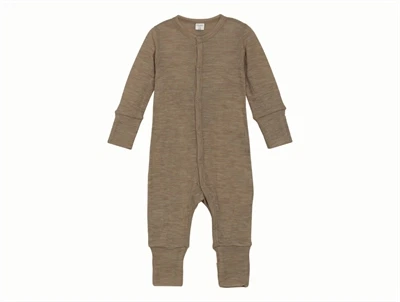 CeLaVi brun merinould heldragt forfra