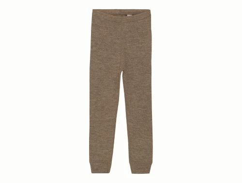 CeLaVi brun merinould leggings forfra