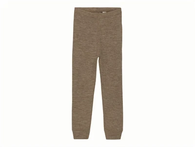CeLaVi brun merinould leggings forfra