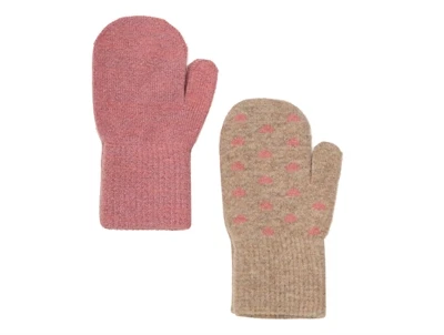 CeLaVi luffer i brick dust med strik og hjerteprint