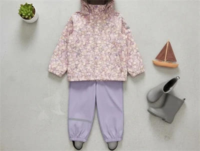 Mikk-line regntøj dusk med blomster