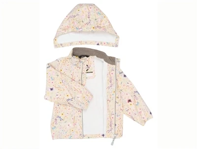 Mikk-line regnsæt butterfly aop med åben jakke