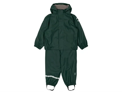 Mikk-Line regntøj darkest sprouse med fleecefor og seler