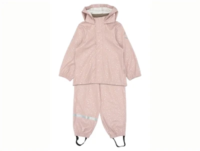 Mikk-line regnsæt glitter aop adobe rose med seler