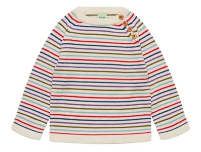 FUB stribet sweater i anniversary stripe med lange ærmer
