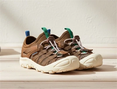 Bisgaard Zion sneaker i brun nuance med elastiklukning