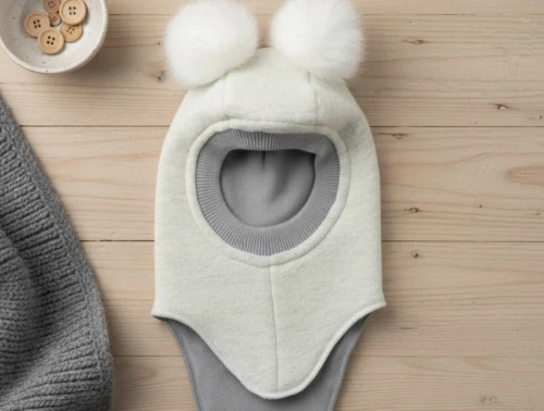 Huttelihut elefanthue Big Bear white/white alpaca