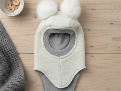 Huttelihut elefanthue Big Bear white/white alpaca