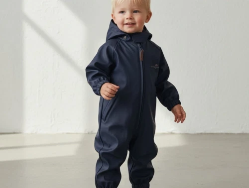 Ver de Terre regndragt i navy med hætte