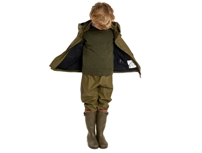 Ver de Terre regnsæt dark moss på dreng