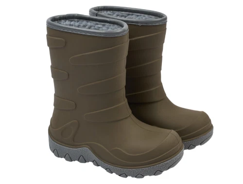 Mikk-Line termostøvle i chocolate chip set forfra