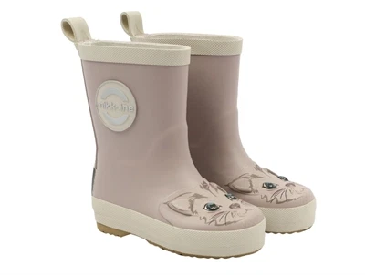 Mikk-Line gummistøvler bark med kat