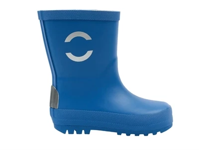Mikk-Line gummistøvler strong blue med refleksdetaljer
