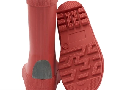 Mikk-Line gummistøvler cranberry med refleksdetaljer