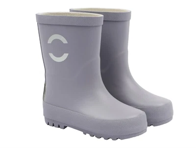 Mikk-Line gummistøvler lavender gray med refleksdetaljer
