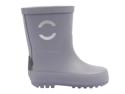 Mikk-Line gummistøvler lavender gray med refleksdetaljer