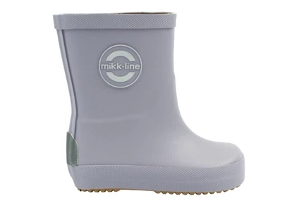 Mikk-Line gummistøvler lavender gray med refleksdetaljer