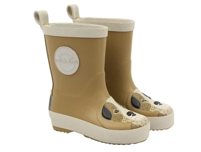 Mikk-Line gummistøvler dijon med hund
