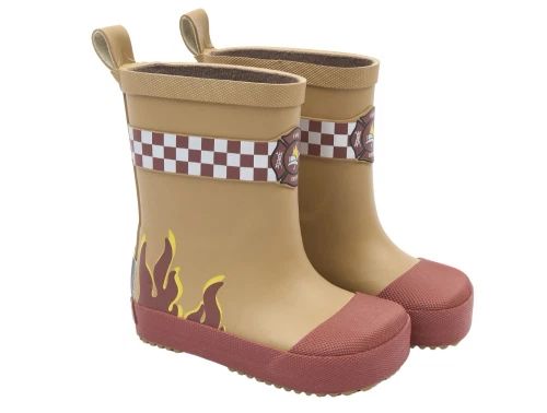 Mikk-Line gummistøvler kelp med brandmand detaljer