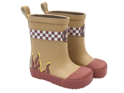 Mikk-Line gummistøvler kelp med brandmand detaljer