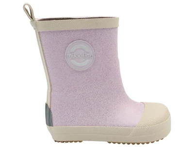 Mikk-Line gummistøvler i lilla nuance med glimmer
