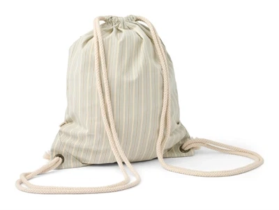 Wheat Yuna gymnastiktaske i blue ocean stripe forfra