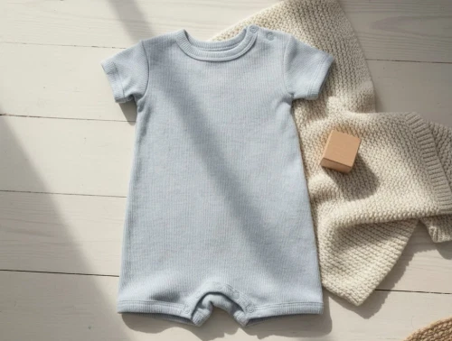 Joha romper blå melange bomuld