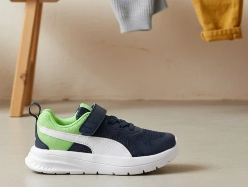 Puma dark night/puma white/green sneakers Evolve