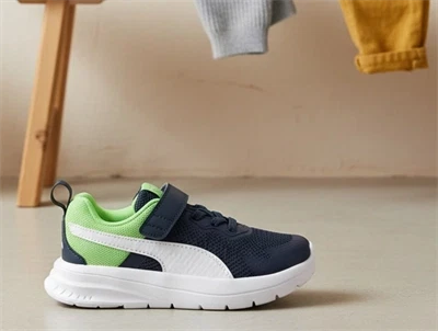 Puma dark night/puma white/green sneakers Evolve