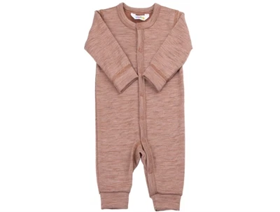 Joha heldragt rust i merinould med lange ærmer og striber