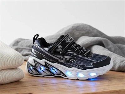 skechers light storm 2.0 bolt brights sneaker sort lys
