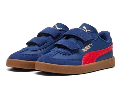 Puma Club II Era V PS sneaker i navy med rød stribe