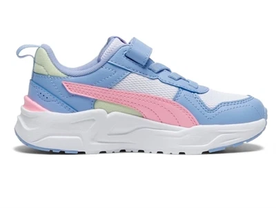 puma trinity 2 lt ac plus inf sneaker lyseblå med pink detaljer