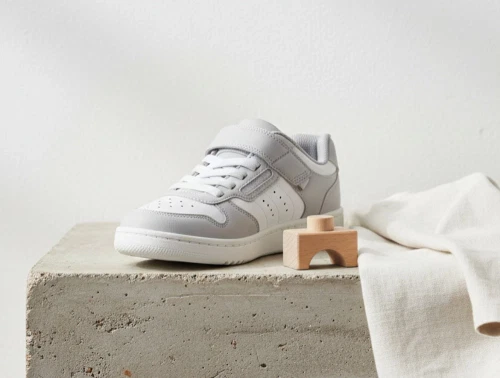 Skechers Quick Street sneaker grå/hvid med velcro