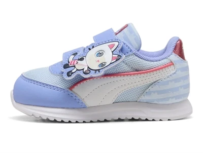 Puma R78 Lightwind sneaker lilla med velcro og Gabby motiv