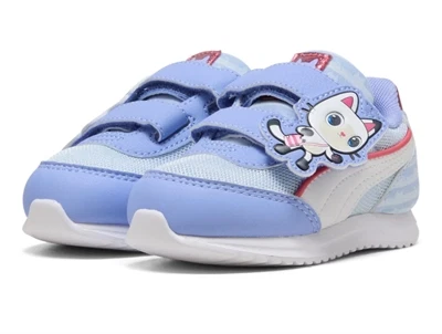 Puma R78 Lightwind sneaker lilla med velcro og Gabby motiv