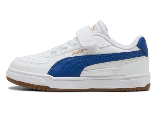 Puma Caven III AC+ PS sneaker hvid med blå detaljer til børn