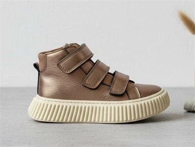 Bisgaard rose guld metallic støvler Debbie